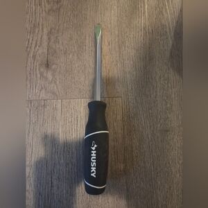 Husky Screwdriver 5/16 x 6 Square Shaft Standard Slotted Ergonomic Handle USA